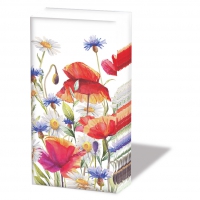 Handkerchiefs - Poppies and cornflowers
