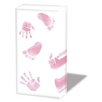 Pañuelos - Hands and feet pink