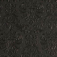 餐巾25x25厘米 - Elegance Black 