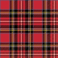 餐巾25x25厘米 - Scottish Red 