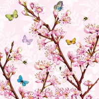 餐巾25x25厘米 - Blossom Rose 