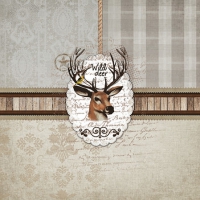 Serwetki 25x25 cm - Wild Deer 