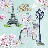 餐巾25x25厘米 - Bike In Paris 