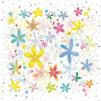 餐巾25x25厘米 - Fancy Flowers 