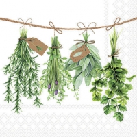 餐巾25x25厘米 - Fresh herbs 
