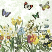 餐巾25x25厘米 - Spring bloomers 