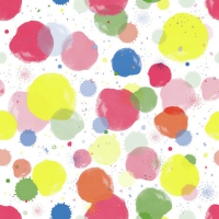 Napkins 25x25 cm - Splash Dots Mix 