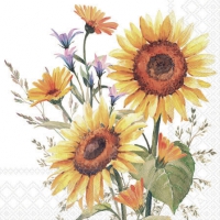 Servietten 25x25 cm - Sunflowers 