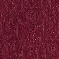 Салфетки 25х25 см - Elegance ruby red 