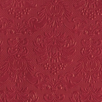 Servietten 25x25 cm - Elegance dark red 