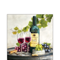 Servilletas 25x25 cm - Red wine 