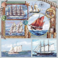 Napkins 25x25 cm - Sail away 