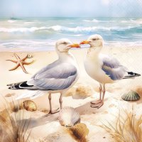 Serwetki 25x25 cm - Seagulls