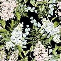 Napkins 25x25 cm - Soft lilacs black