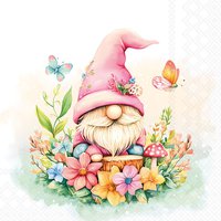 餐巾25x25厘米 - Charming gnome