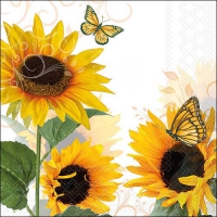 Napkins 33x33 cm - Sunny butterfly 