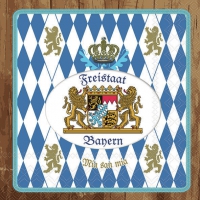 Servilletas 33x33 cm - Freistaat Bayern 
