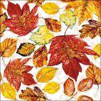 Napkins 33x33 cm - Leaves 