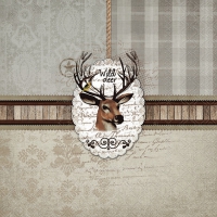 Serwetki 33x33 cm - Wild Deer 