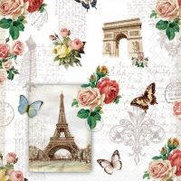 餐巾33x33厘米 - Paris Monuments 