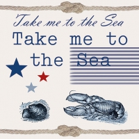 Servilletas 33x33 cm - Take Me To The Sea 