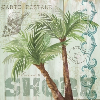 Napkins 33x33 cm - Palm Trees 