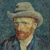 餐巾33x33厘米 - Van Gogh Self-Portrait 