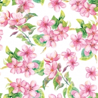 Serviettes 33x33 cm - Cherry Blossom Rose 