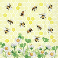 Napkins 33x33 cm - Bees Joy 
