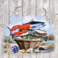 Napkins 33x33 cm - Catch Of The Day 