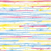 Servietten 33x33 cm - Watercolour Lines Blue 