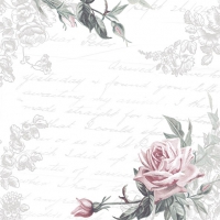 餐巾33x33厘米 - Love Letter Vintage 