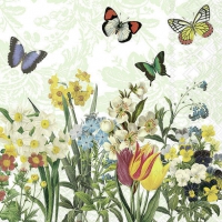餐巾33x33厘米 - Spring Bloomers 