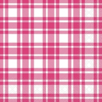 Servetten 33x33 cm - Checkered pattern pink 