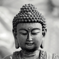 Салфетки 33x33 см - Buddha Head 