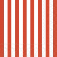 Serviettes 33x33 cm - Stripes orange 