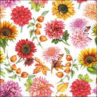 Servetten 33x33 cm - Autumn blooming