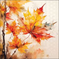 Servetten 33x33 cm - Vibrant leaves
