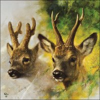 Servetten 33x33 cm - Roebuck