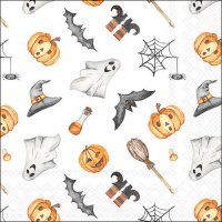 Servetten 33x33 cm - Happy halloween