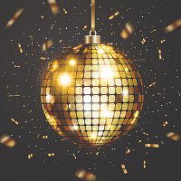 Servietten 33x33 cm - Disco ball