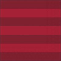 Servetten 33x33 cm - Block stripe dark red
