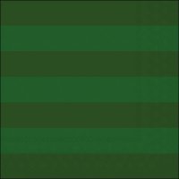 Servetten 33x33 cm - Block stripe dark green
