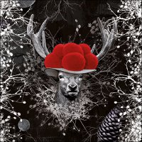 Servetten 33x33 cm - King of the Black Forest