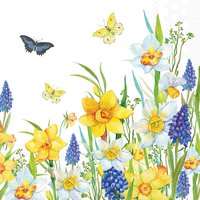 餐巾33x33厘米 - Narcis and muscari