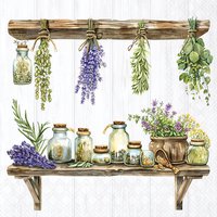 Servietten 33x33 cm - Herb kitchen