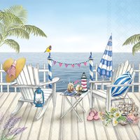Napkins 33x33 cm - Sea view