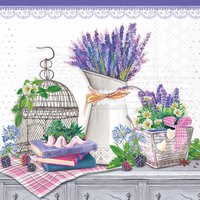 Napkins 33x33 cm - Lavender decoration