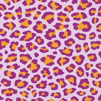 Serviettes 33x33 cm - Leopard pattern lila