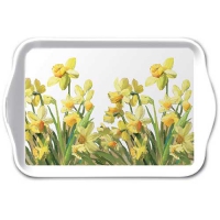 vaschetta - Tray melamine 13x21 cm Golden daffodils